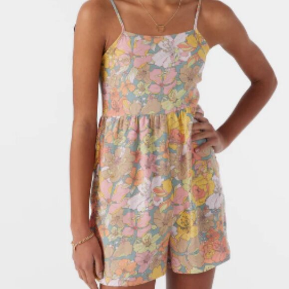 O'Neill Pants - O'Neill Dorrie Janis Floral Romper NWT
